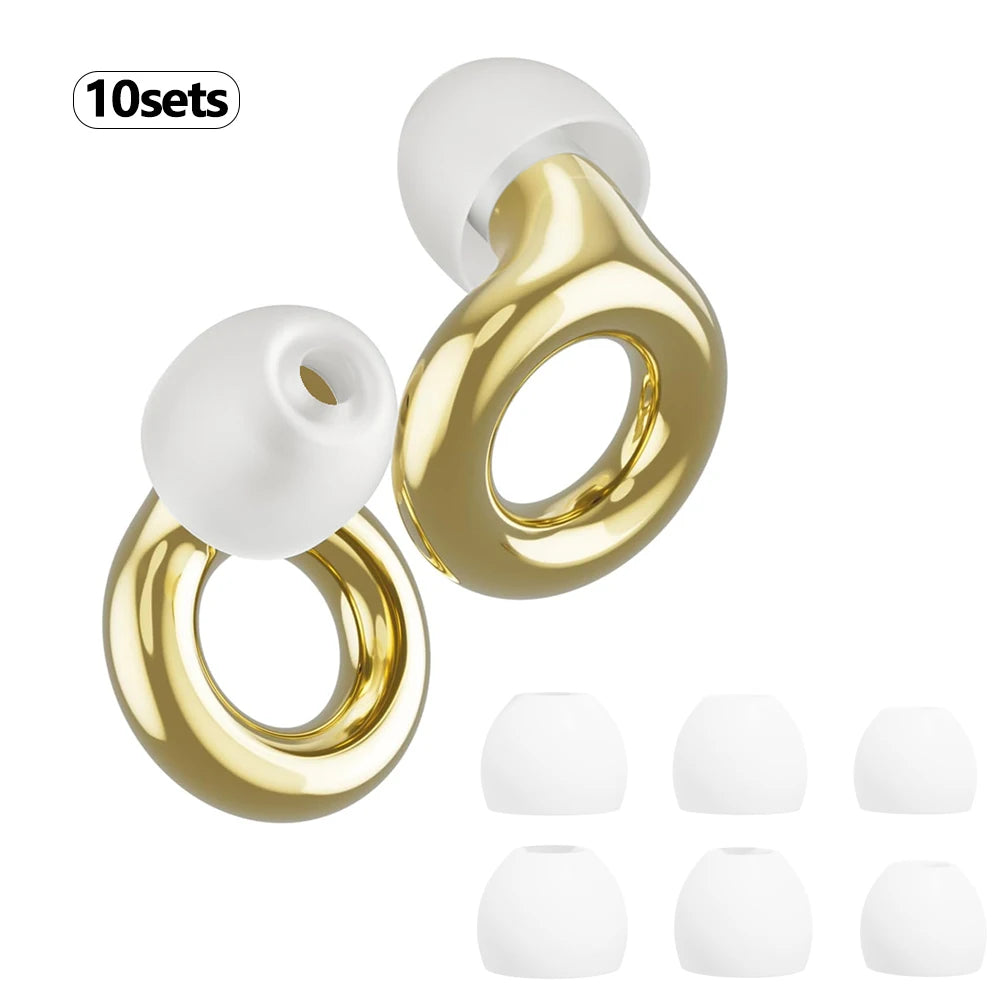 Quiet Ear Plugs for Noise Reduction for Sleeping Silicone Ear Plugs for Swimming Motorbike Noise Filtering Ear Plugs