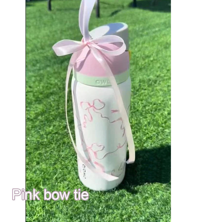Insulated Stainless Steel Water Bottle with Straw, BPA-Free Sports Water Bottle, Great for Travel, 24Oz/32 Oz