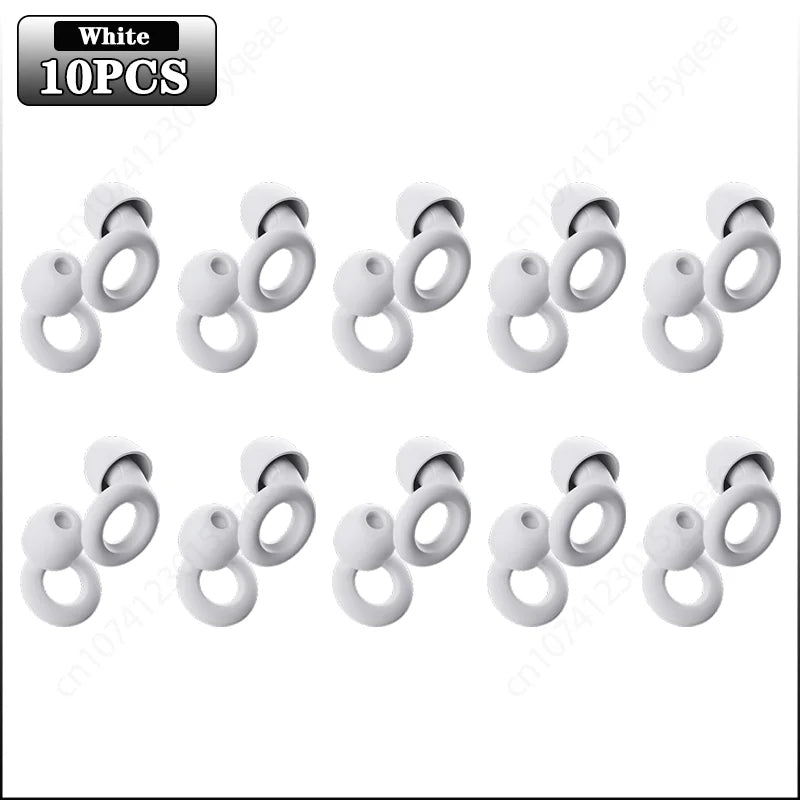 Ear Plugs for Noise Reduction for Sleeping Silicone Ear Plugs for Swimming Motorbike Noise Filtering Ear Plugs