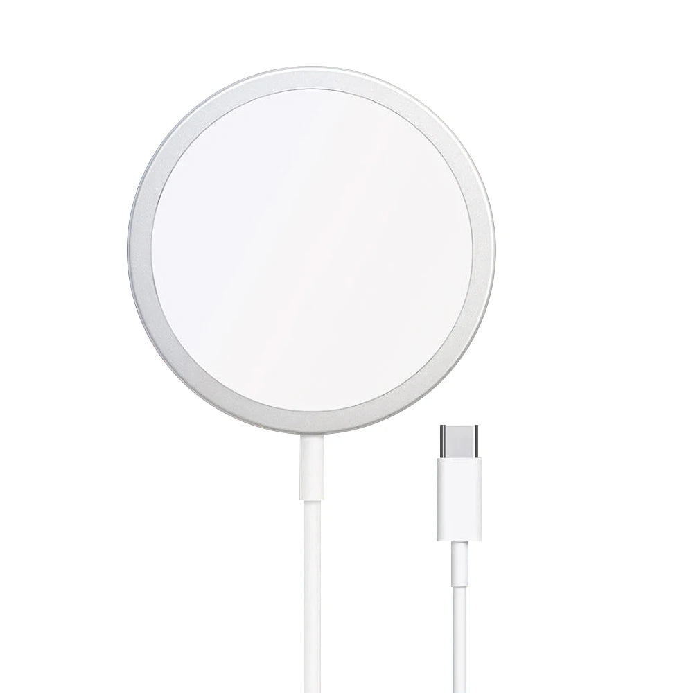 15W Magnetic Wireless Fast Chargers with Type C Fast Charging Cable For iPhone12-16 Charger Adapter Macsafe Phone Charging Dock