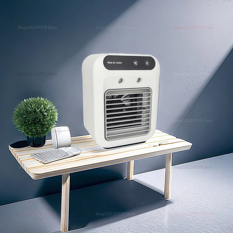 Portable Household Humidification Spray Fan USB Desktop Cooler Mini Air Cooler Personal Evaporative Cooler for Office Home