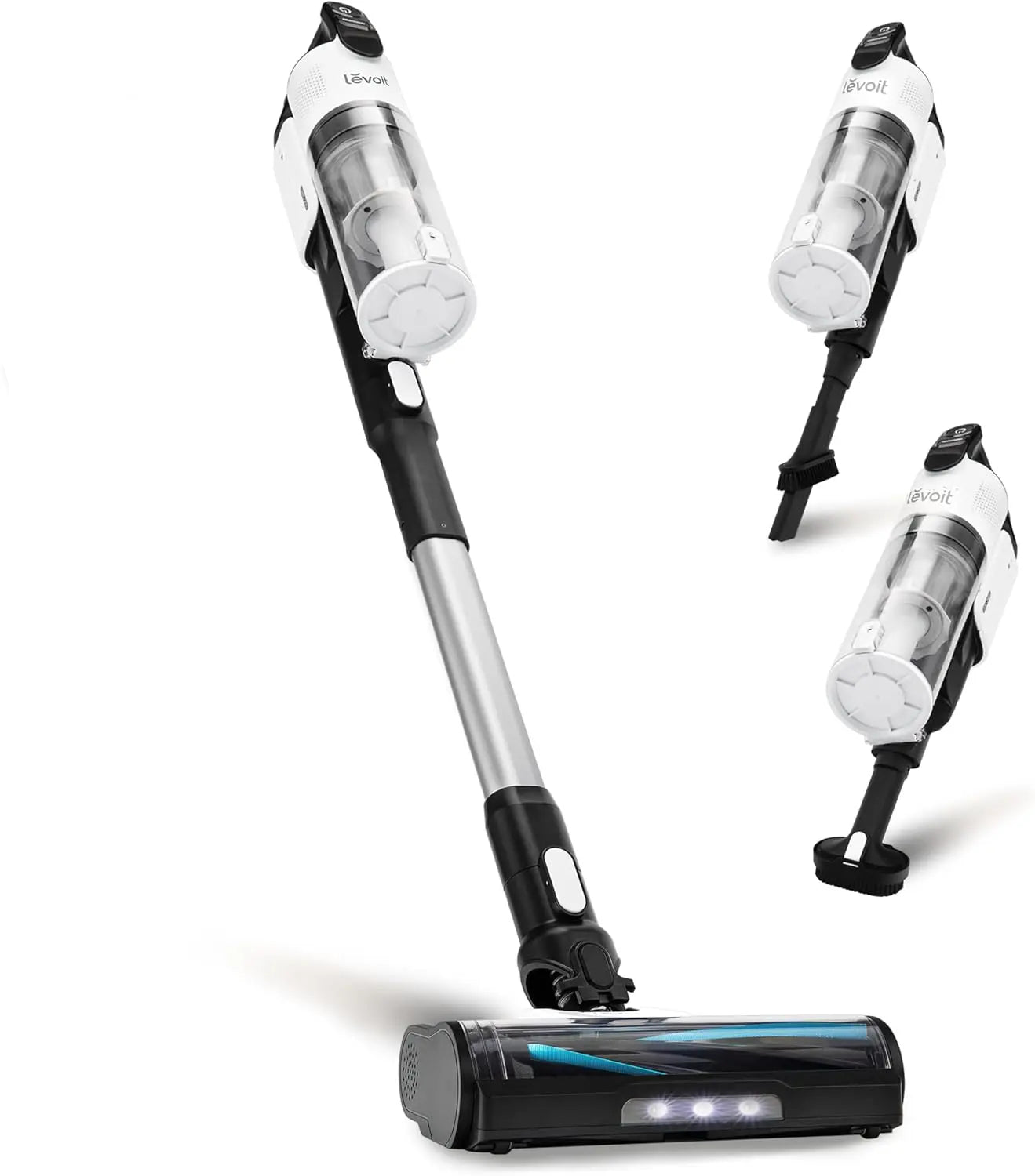 Cordless Vacuum Cleaner, Stick Vac with Tangle-Resistant Design, Up to 50 Minutes, Powerful Suction, Rechargeable, Lightw
