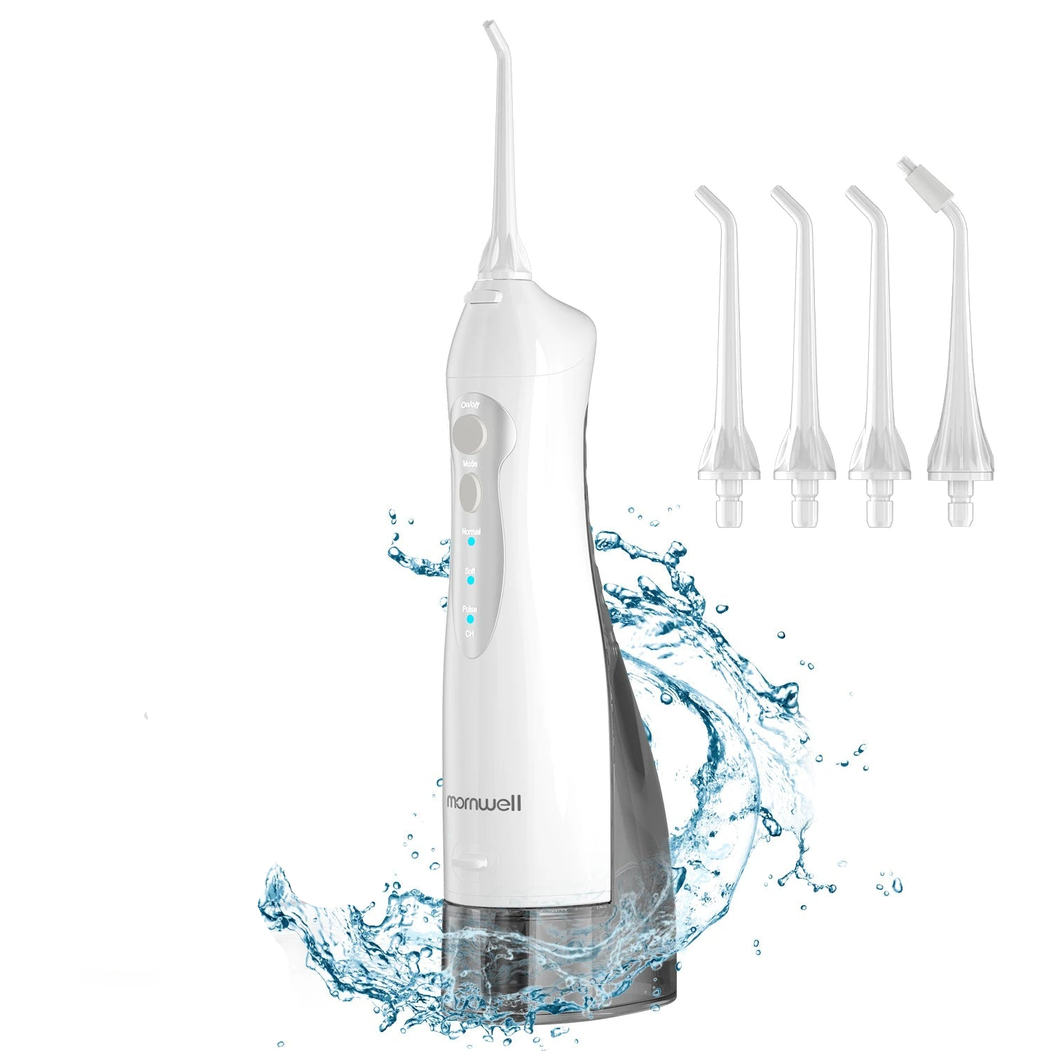Oral Irrigator D52 Portable Dental Water Flosser USB Rechargeable Water Jet Floss Tooth Pick 4 Jet Tip 300ml 3 Modes Teeth Clean