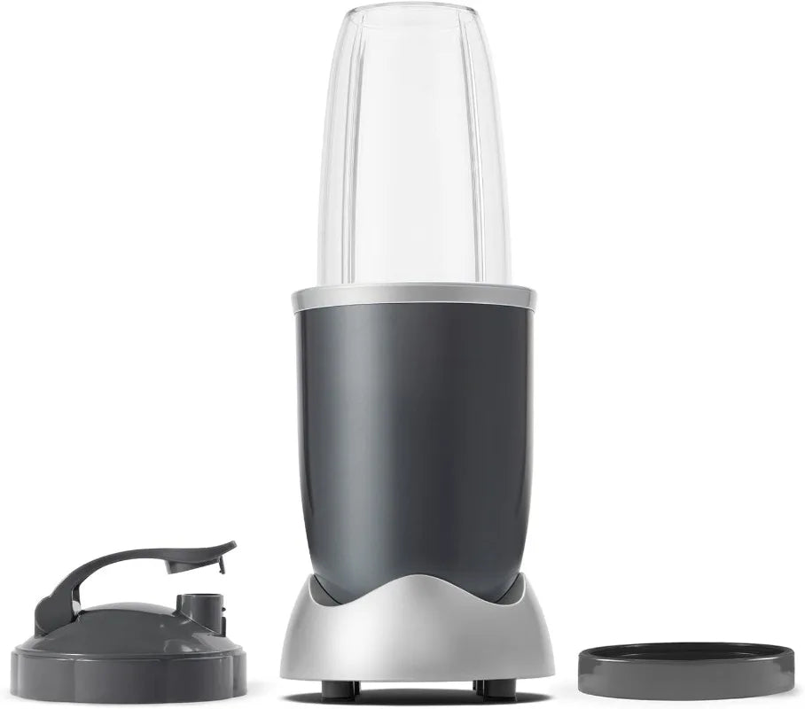 Personal Blender for Shakes, Smoothies, Food Prep, and Frozen Blending, 24 Ounces, 600 Watt, Gray, (NBR-0601)