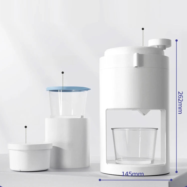 Summer Household Portable Hand-Cranked Small Ice Shaver Transparent Ice Crushing Ice Machine Ice Machine Cold Drink Hand-Cranked