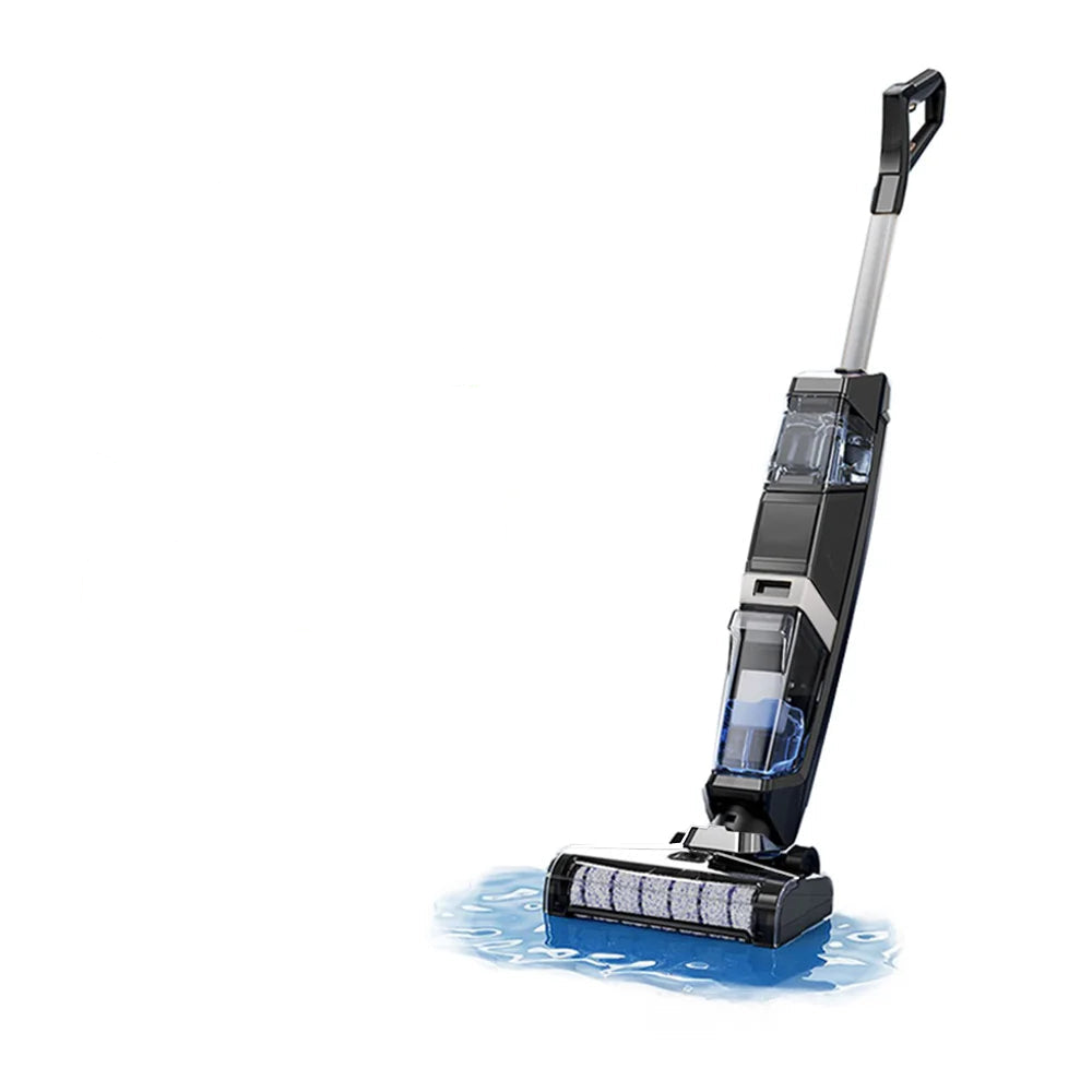 12500Pa Cordless Wet & Dry Vacuum Cleaner with Drying, Multi-Surface Smart Cordless Mop Floor Cleaner Self-Cleaning