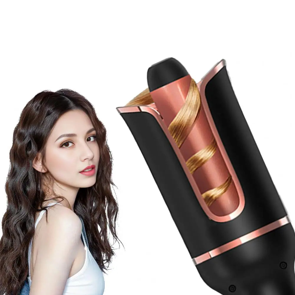 Automatic Hair Curler Mini Curling Iron Portable Electric Hair Curler with Adjustable Temperature Settings for Fast for Women