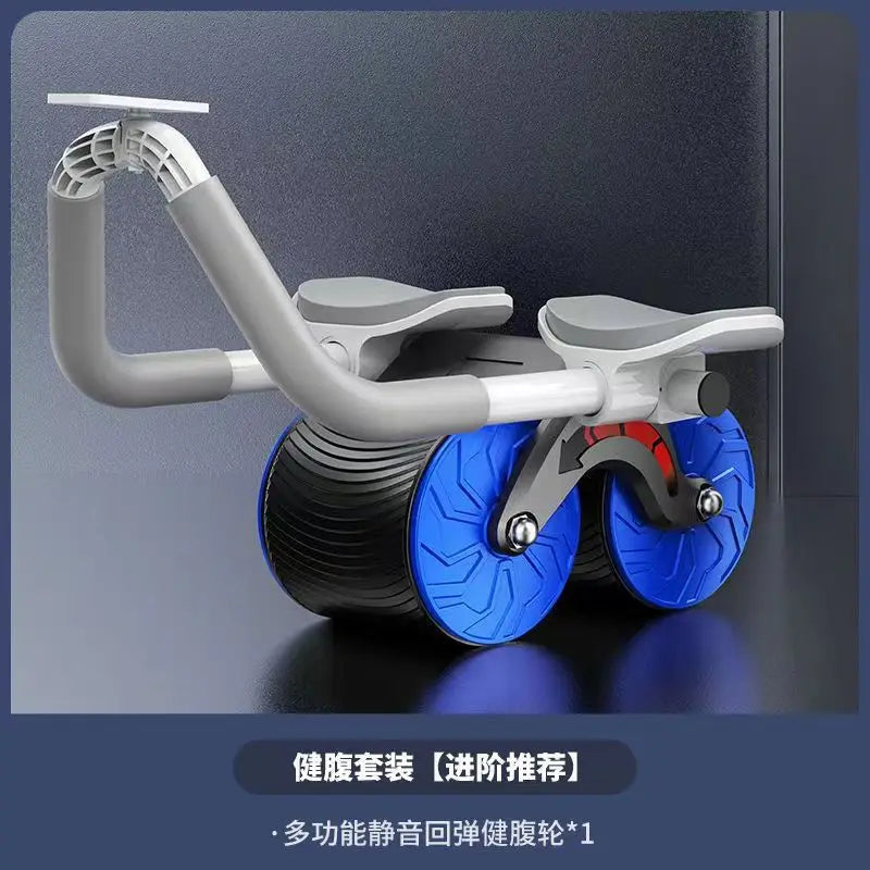 Elbow Support Automatic Rebound Ab Wheel Core Trainer for Abdominal Muscle Home Fitness Exercise