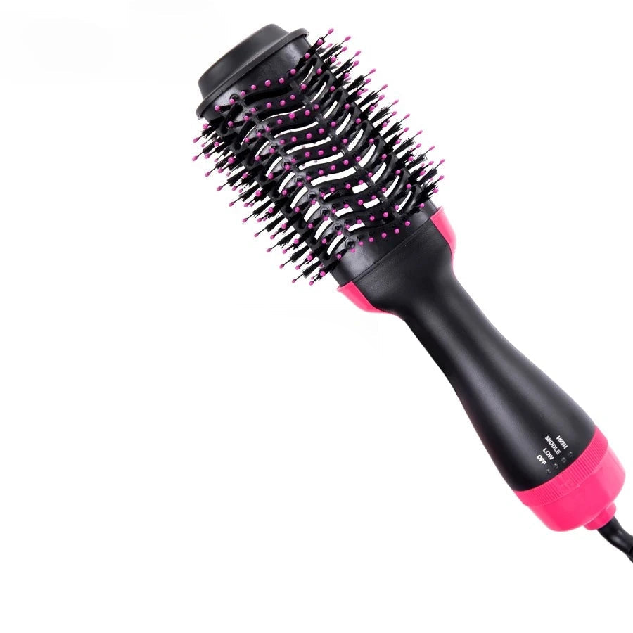 4-in-1 Hot Air Brush | Dryer, Straightener + Curler for Women | Awellz