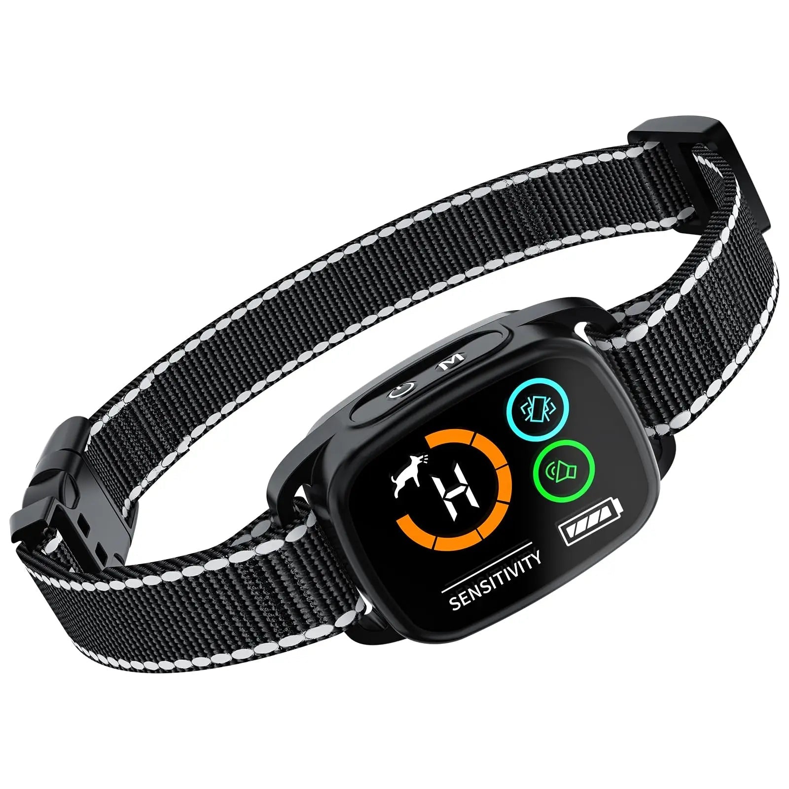 Dog Bark Collar for Large Medium Small Dogs, Rechargeable Smart Bark Collar, Anti Barking Training Collar with Adjustable Beep
