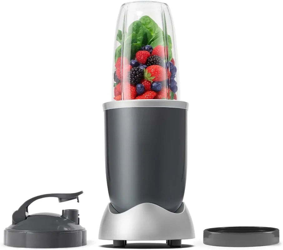 Personal Blender for Shakes, Smoothies, Food Prep, and Frozen Blending, 24 Ounces, 600 Watt, Gray, (NBR-0601)