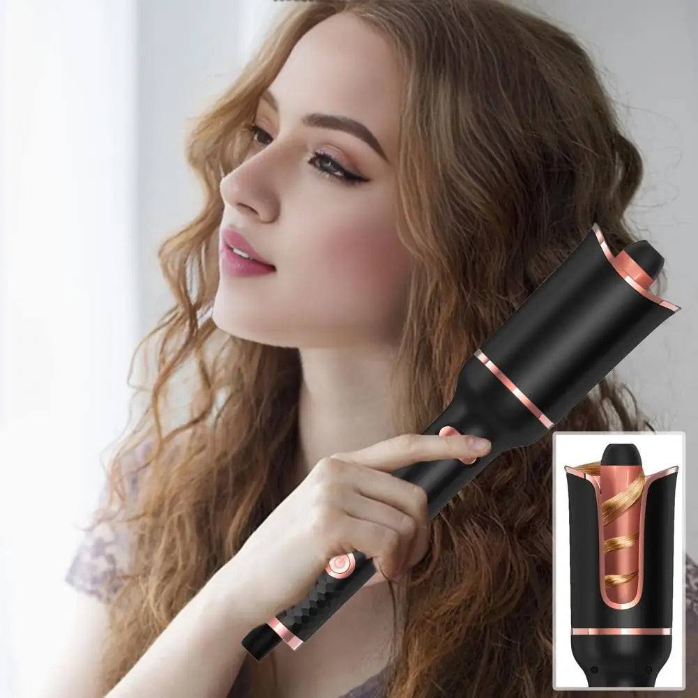 Automatic Hair Curler Mini Curling Iron Portable Electric Hair Curler with Adjustable Temperature Settings for Fast for Women