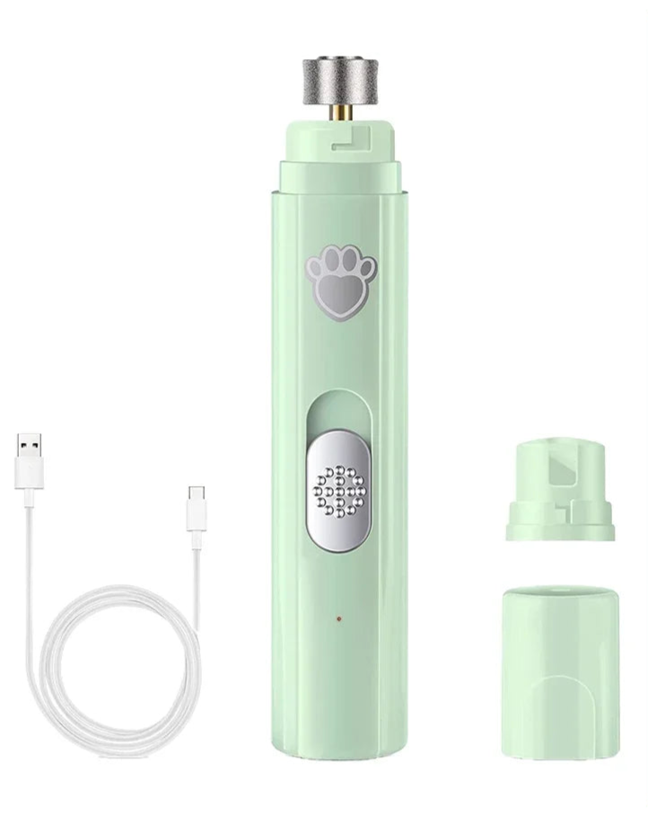 Electric Dog Nail Grinder Pet Nail Clipper USB Rechargeable Pet Nail Trimmers Painless with Polisher Wheel for Small/Large Pets