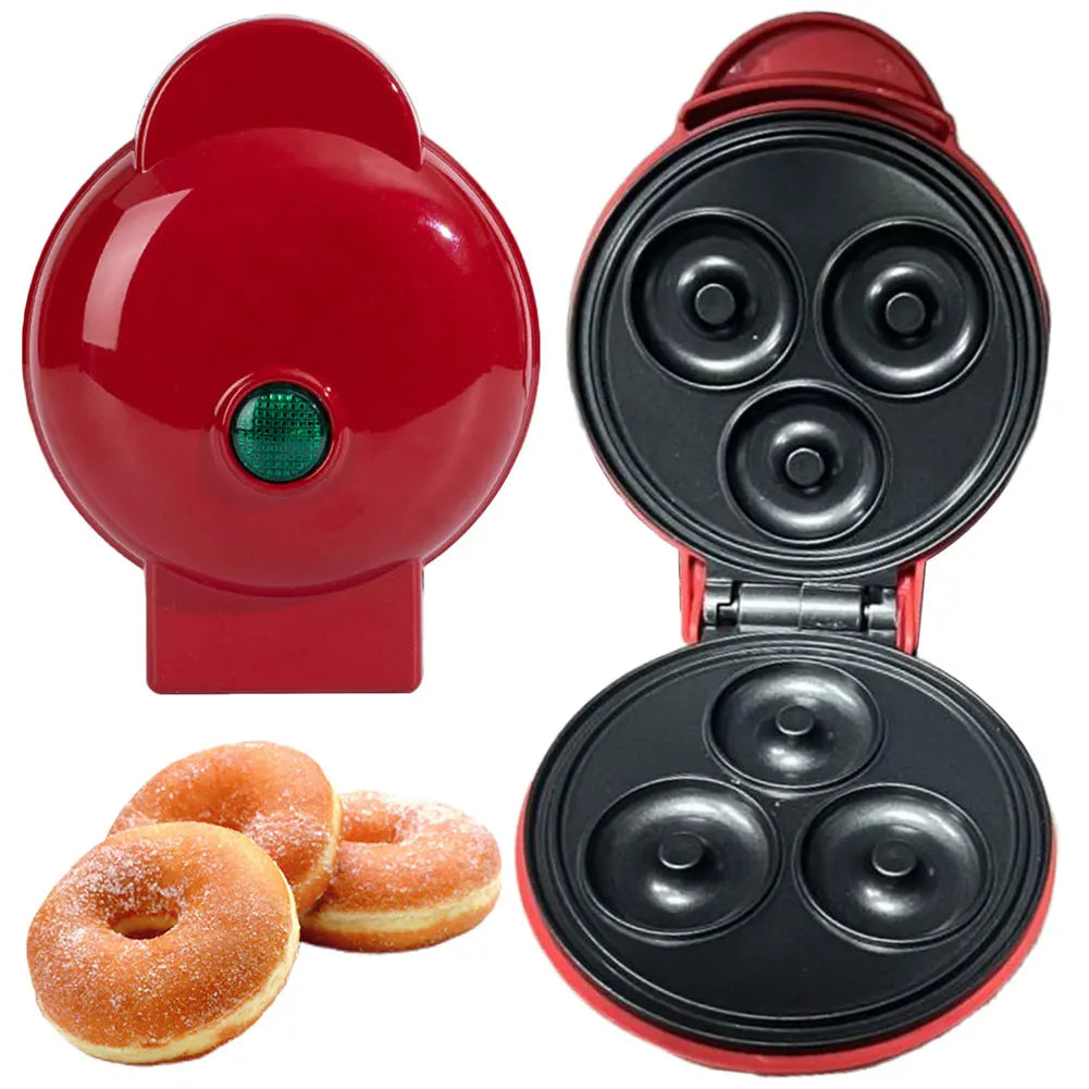 Waffle Iron Nonstick Electric Breakfast Maker Household Breakfast Electric Baking Pan for Quick Breakfasts Snacks and Desserts