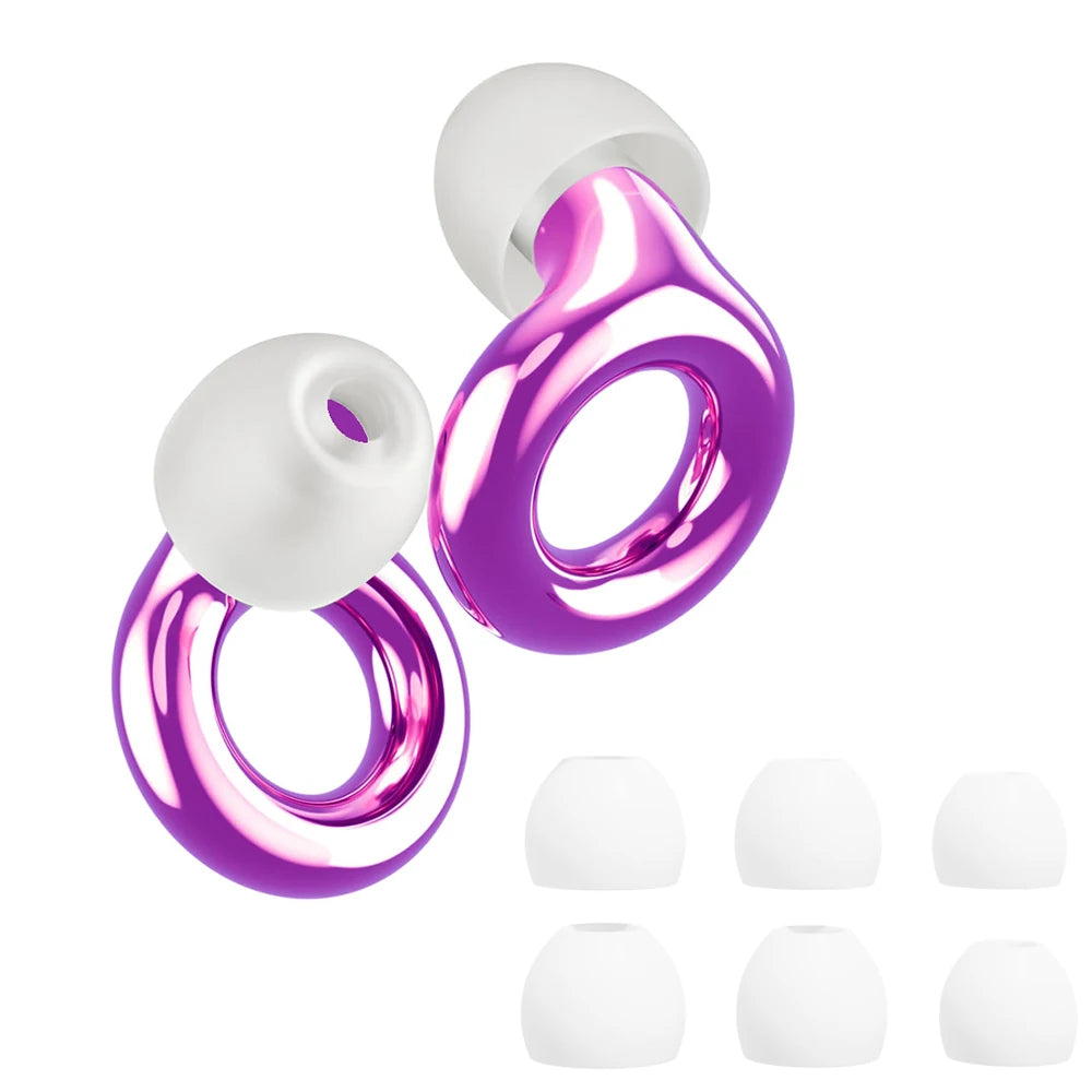 Quiet Ear Plugs for Noise Reduction for Sleeping Silicone Ear Plugs for Swimming Motorbike Noise Filtering Ear Plugs