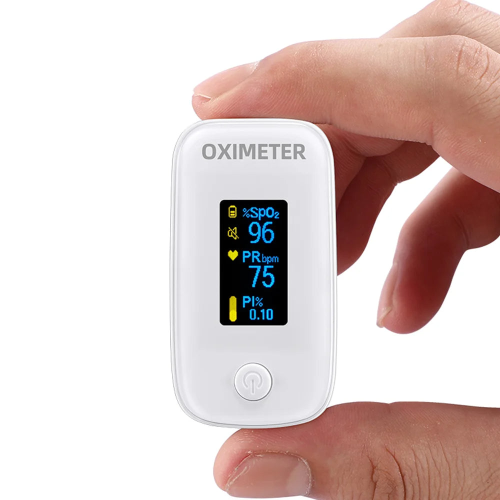 0.96-Inch display for accurate detection of finger pulse oximeter