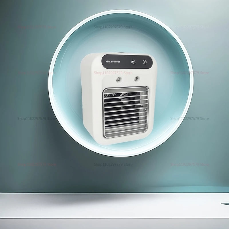 Portable Household Humidification Spray Fan USB Desktop Cooler Mini Air Cooler Personal Evaporative Cooler for Office Home