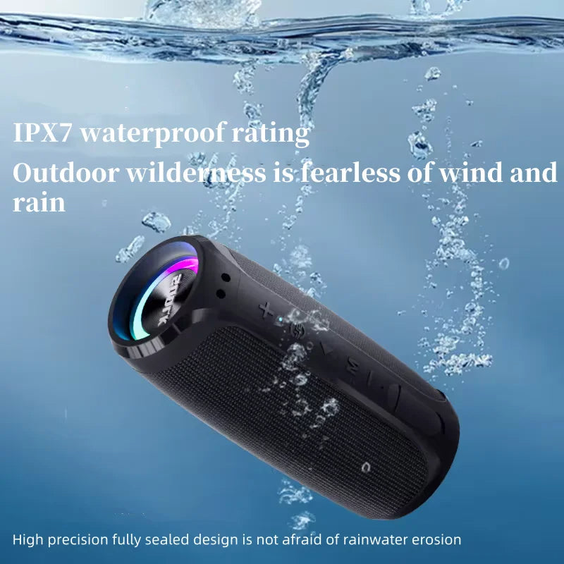 T29 Portable Bluetooth Speaker with HIFIsurround Sound Column and 10 Hour Playback Built-in Subwoofer Bluetooth 5.3 TWS