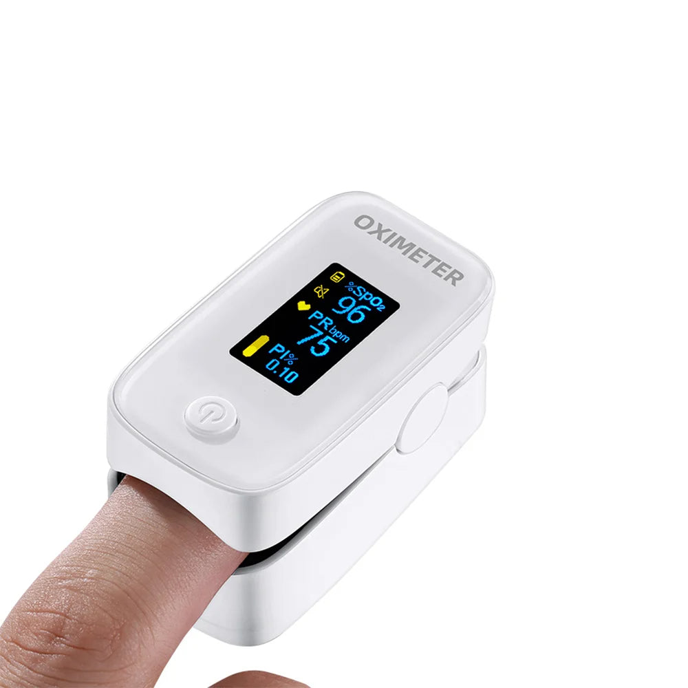 0.96-Inch display for accurate detection of finger pulse oximeter