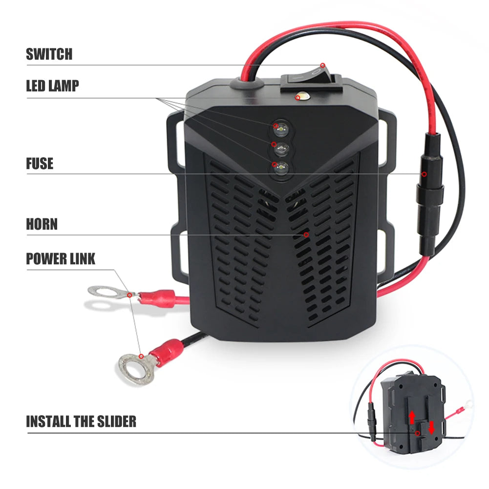 Car Ultrasound Mouse Repeller Car Non-Toxic Car Rat Repeller 12V Powered Intelligent Start-Stop Get Rid of Mice in Car Engine