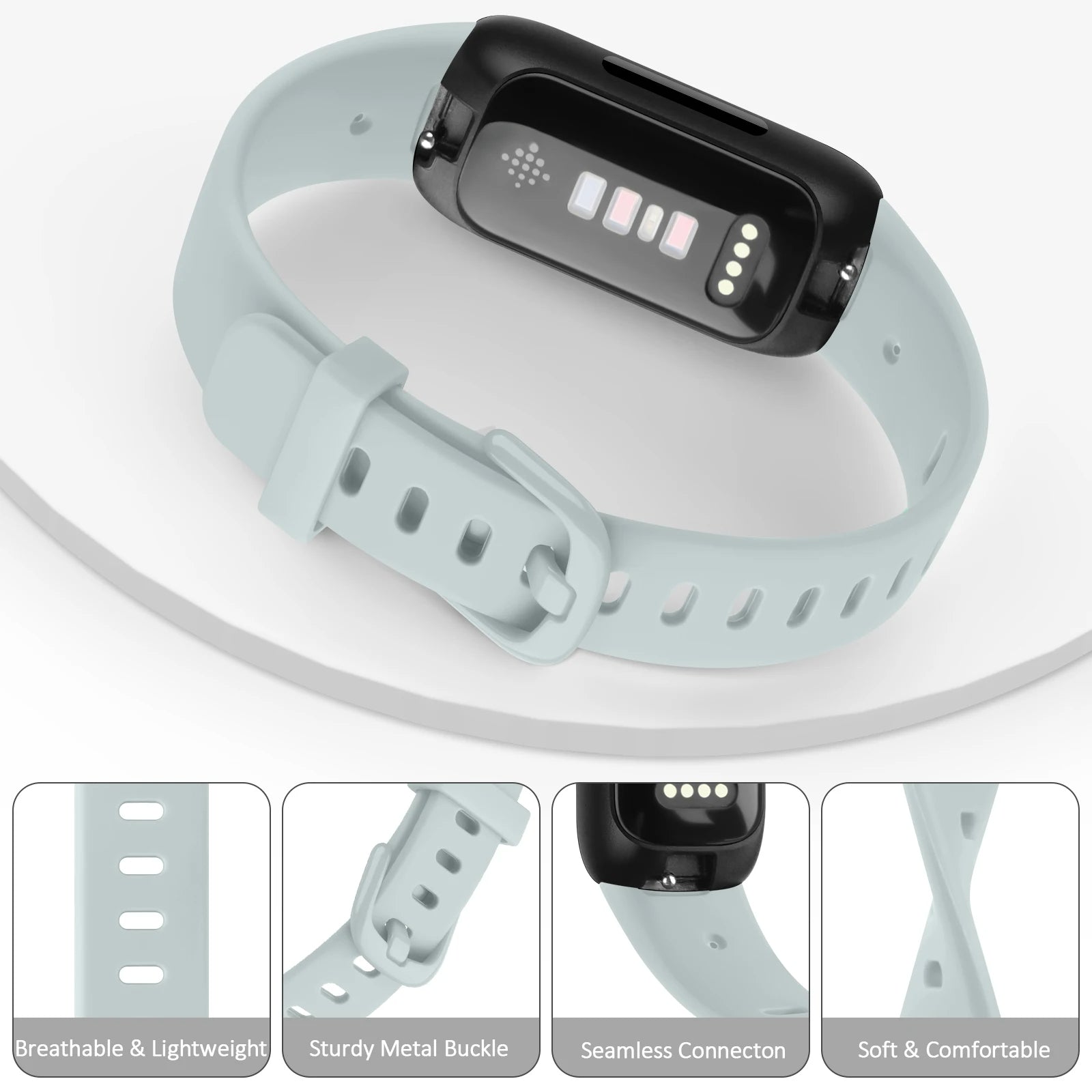 Soft Silicone Strap For Fitbit inspire 3 Watchband Adjustable Wristband For Fitbit inspire 3 Strap Sport Bracelet Replacement