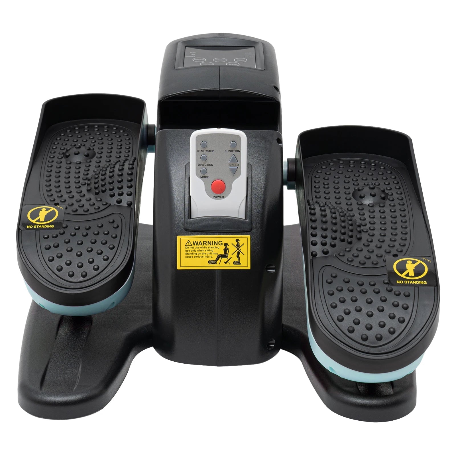 60W Under-desk Elliptical Machine, Portable Trainer for Home Office, Multifunctional Silent Space Walking Stepper 35*44*26cm