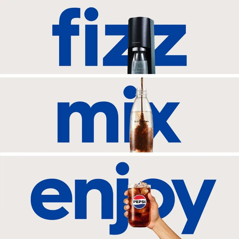 Sparkling Water Maker with CO2 and Carbonating Bottle