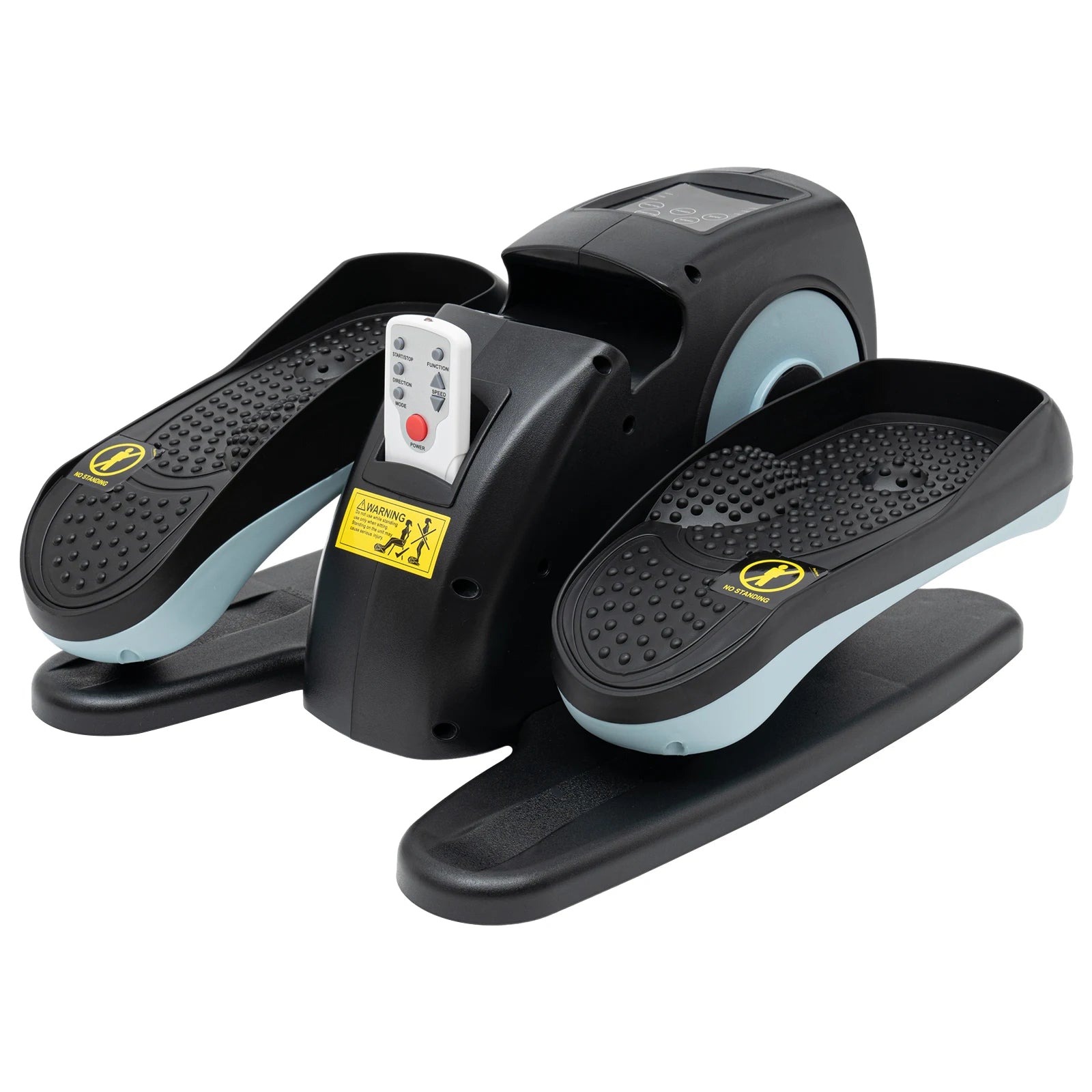 60W Under-desk Elliptical Machine, Portable Trainer for Home Office, Multifunctional Silent Space Walking Stepper 35*44*26cm