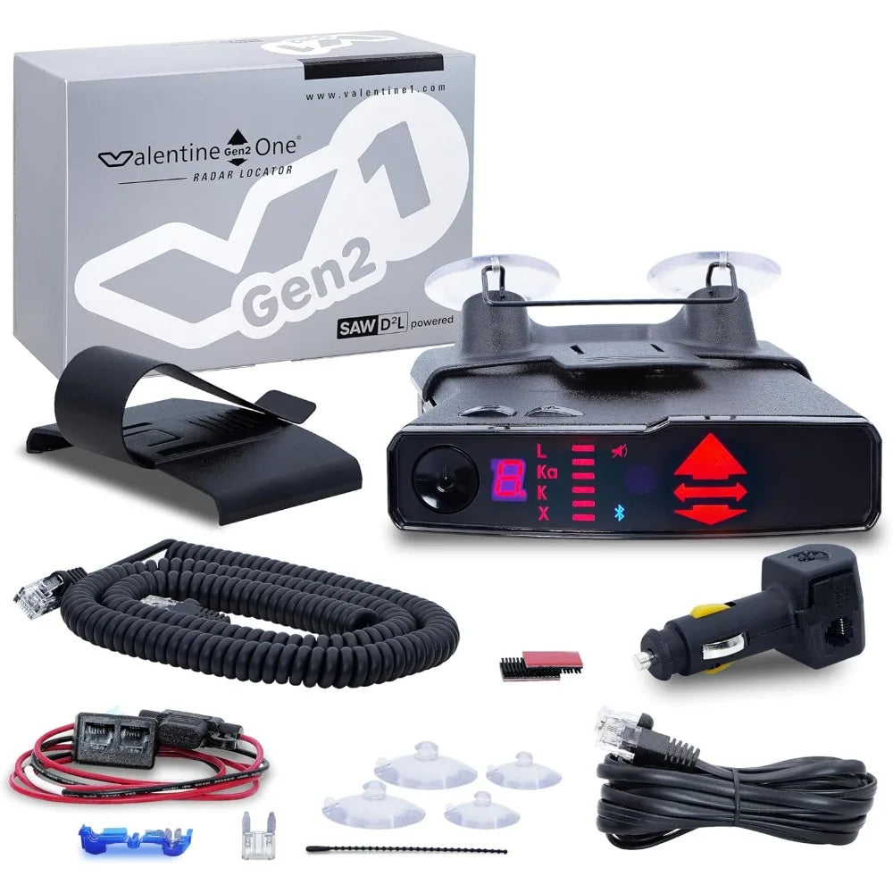 Upgraded version - V1 Gen 2 Radar Detector,360° Protection against all types of Laser,Directional Indicator - Free shipping