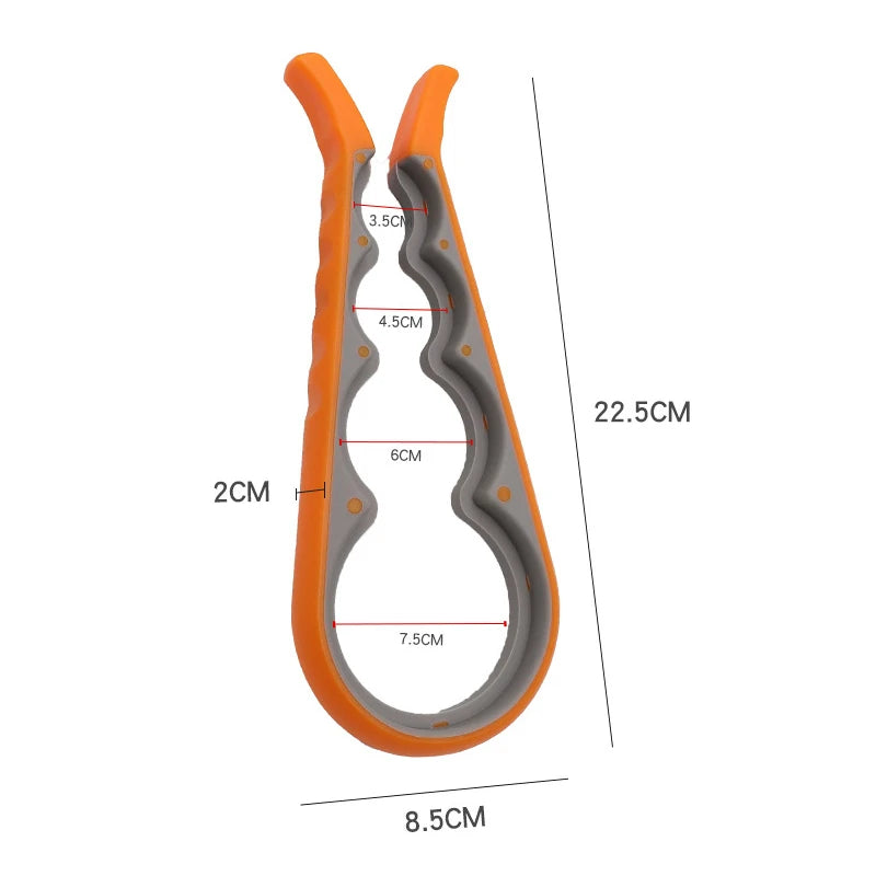 Jar Opener for Weak Hands 5 in 1 Multi Function Can Opener Bottle Opener Kit with Non Slip Silicone Handle JT175