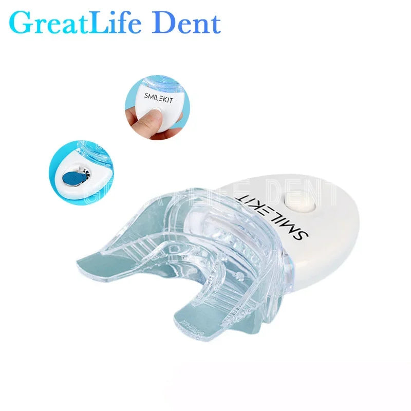 Small Blue Light Dental Teeth Whitening Kit Gel Teeth Whitening Lamp Accelerator Bleaching Machine Whitening Set