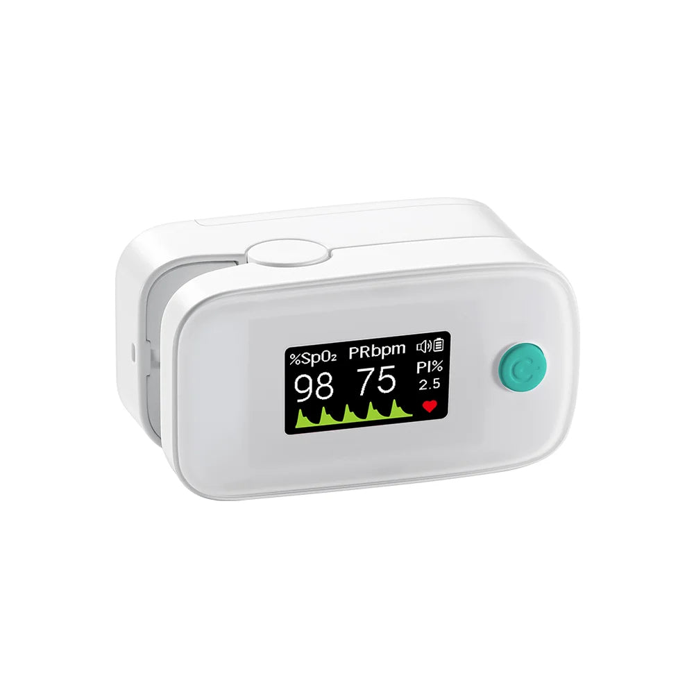 0.96-Inch display for accurate detection of finger pulse oximeter