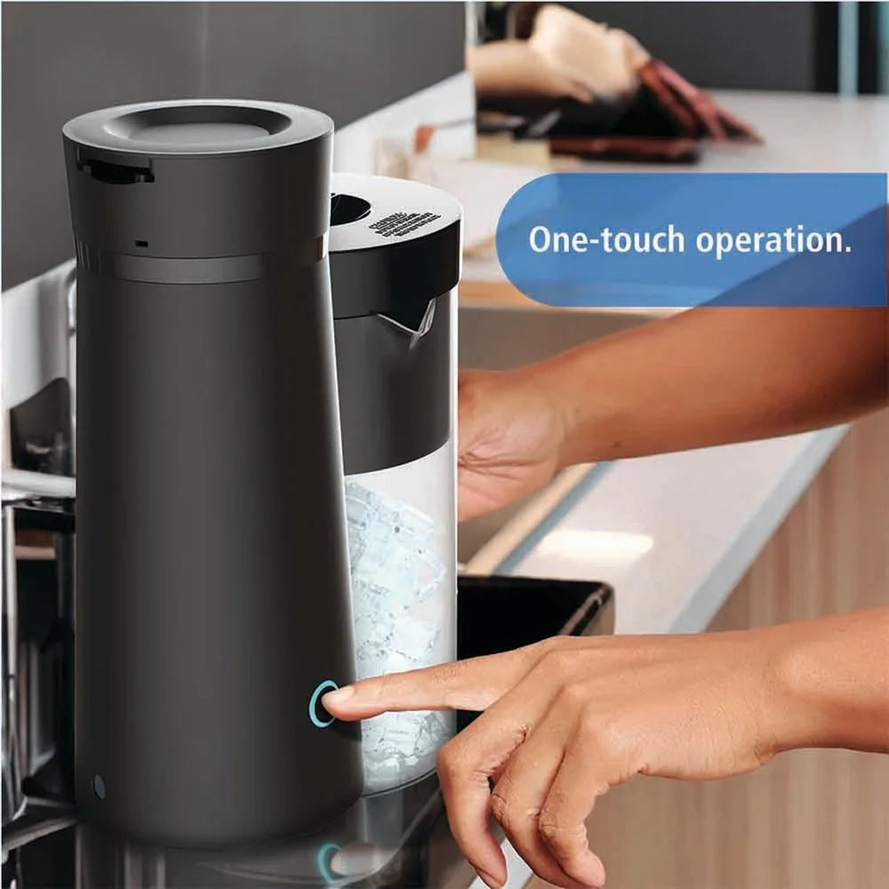 2 Quart Iced Tea Coffee Maker 8 Cup Brew System Automatic One Button Operation Large Capacity Pitcher with Steeping Basket