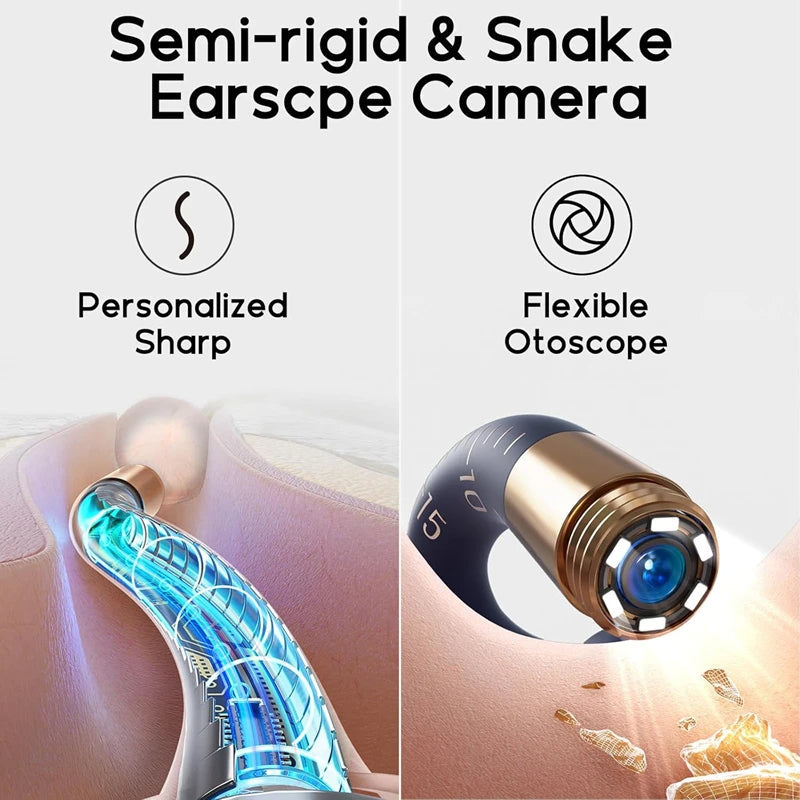 New Bebird EarSight Plus I35R Visual Ear Cleaner Bendable HD Clipable All-in-1 Earpick Earwax Removal Earpicks Ear Cleaning Tool