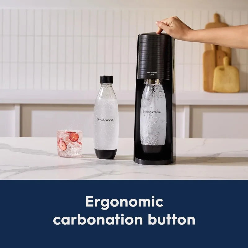 Sparkling Water Maker with CO2 and Carbonating Bottle