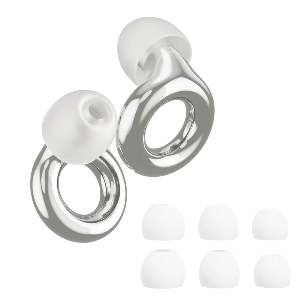 Quiet Ear Plugs for Noise Reduction for Sleeping Silicone Ear Plugs for Swimming Motorbike Noise Filtering Ear Plugs