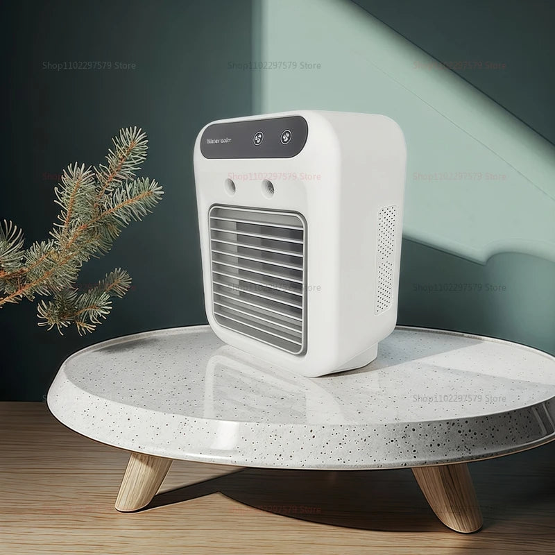 Portable Household Humidification Spray Fan USB Desktop Cooler Mini Air Cooler Personal Evaporative Cooler for Office Home