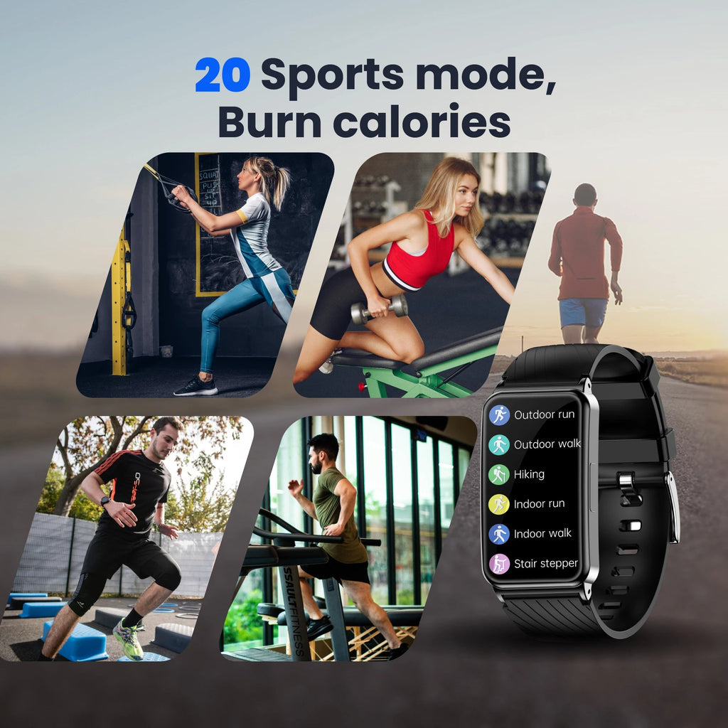 2025 New Smart Watch For Men Women 1.47" ECG Heart Rate Blood Pressure SpO2 Sleep Monitor Fitness Sports tracker Android Watch