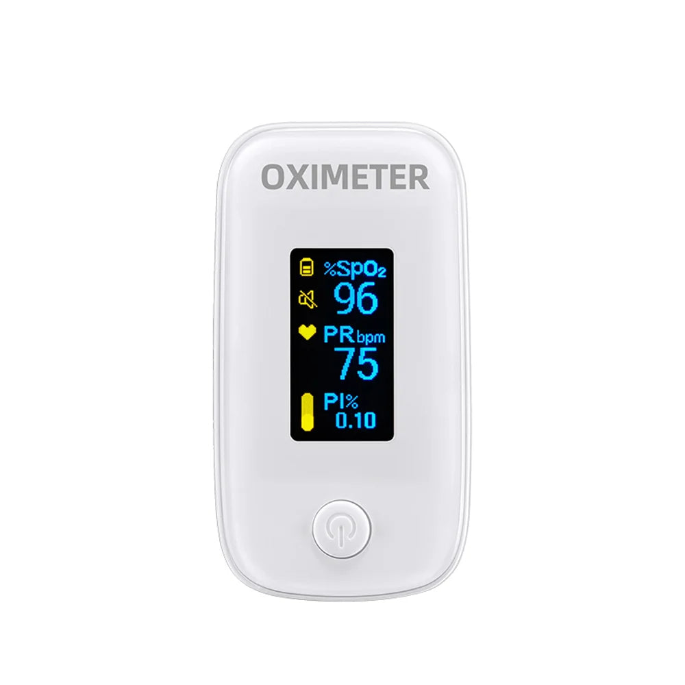 0.96-Inch display for accurate detection of finger pulse oximeter