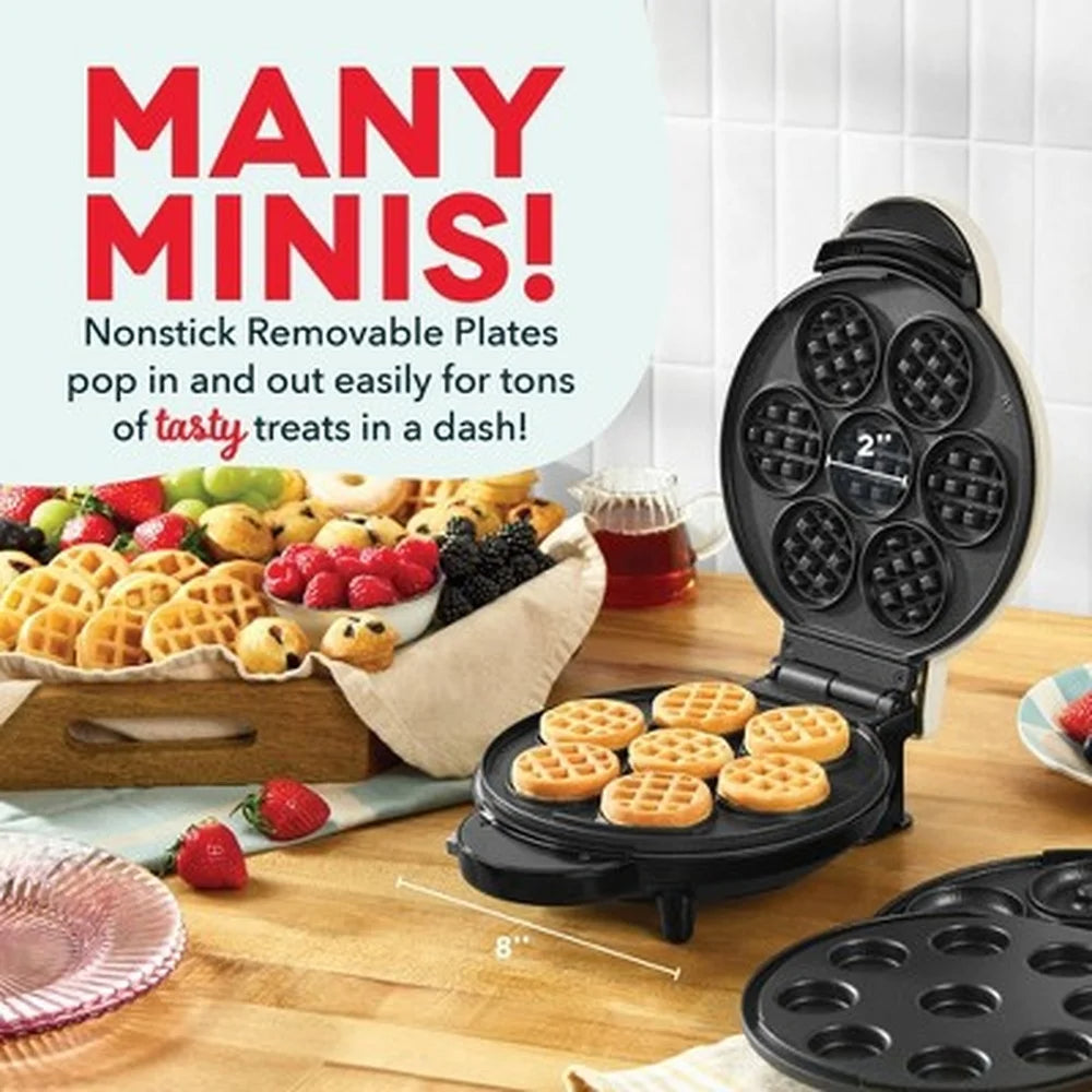 MultiMaker Treat Maker System Nonstick 7 Cavity Waffle Donut Cupcake Plates 800W Easy Cleanup Recipe Guide Family Fun