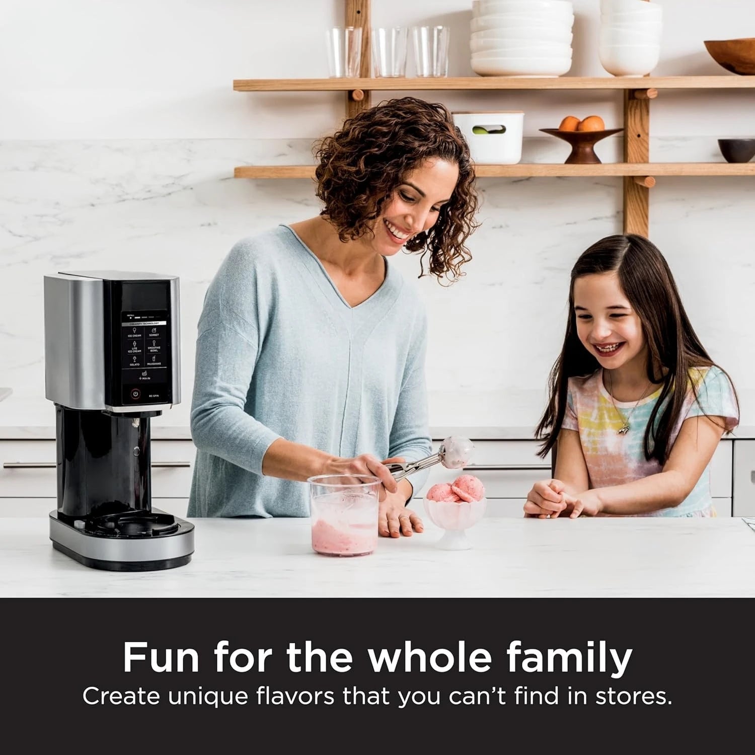 Ice Cream Maker, for Gelato, Mix-ins, Milkshakes, Sorbet, Smoothie Bowls & More, 7 One-Touch Programs