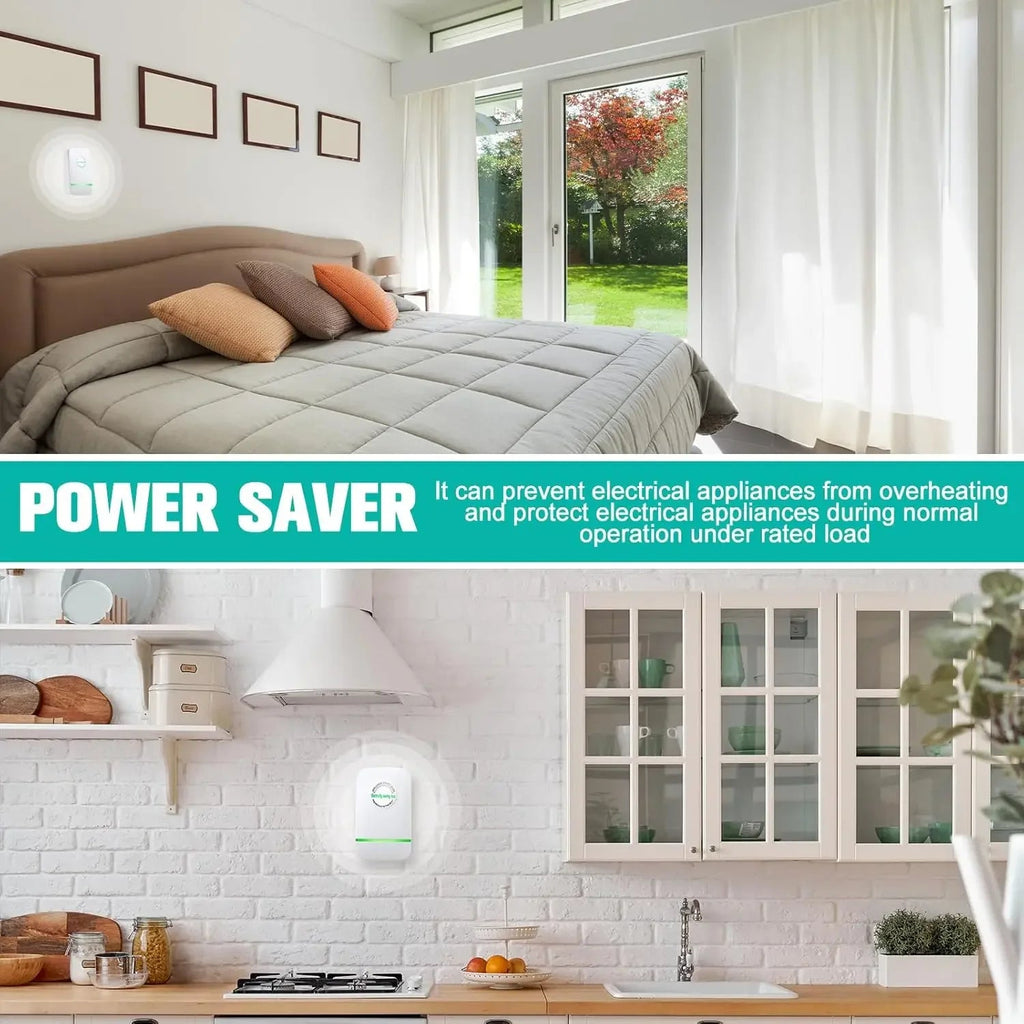 Power Saver Energy Saver Household Electricity Saving Box Stable Voltage Device EU/US Plug 90-250V 30KW for Home Factory Office