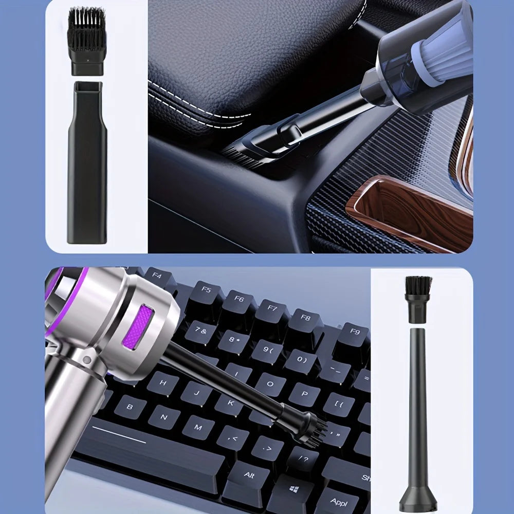 Powerful Car Vacuum Cleaner Handheld Wireless Home Vacuum Cleaner 16000PA Power Display Dust Removal For Car Home Office