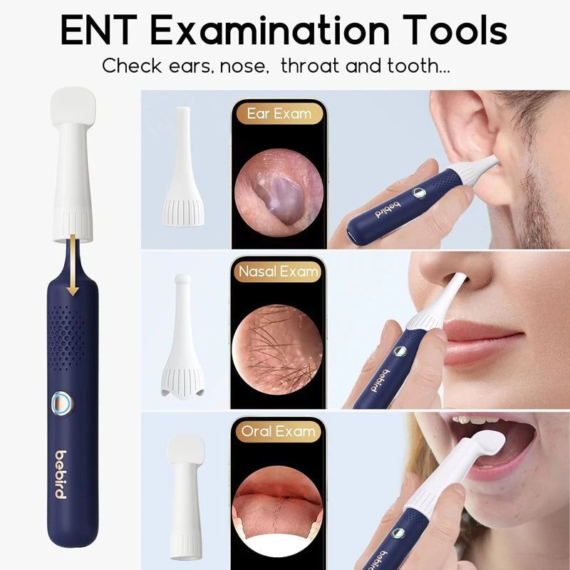New Bebird EarSight Plus I35R Visual Ear Cleaner Bendable HD Clipable All-in-1 Earpick Earwax Removal Earpicks Ear Cleaning Tool