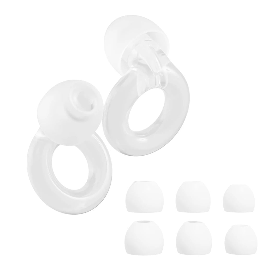 Quiet Ear Plugs for Noise Reduction for Sleeping Silicone Ear Plugs for Swimming Motorbike Noise Filtering Ear Plugs