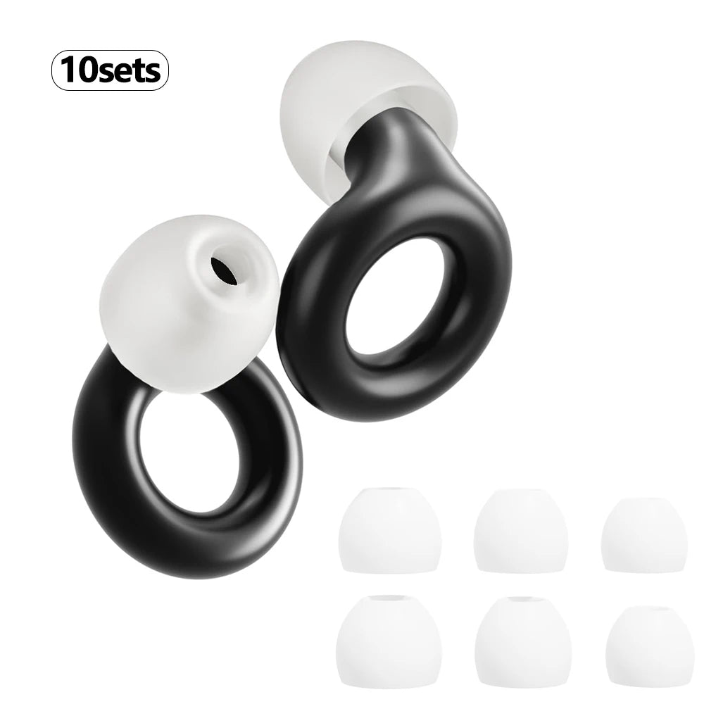 Quiet Ear Plugs for Noise Reduction for Sleeping Silicone Ear Plugs for Swimming Motorbike Noise Filtering Ear Plugs