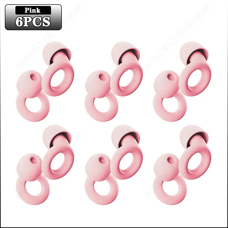 Ear Plugs for Noise Reduction for Sleeping Silicone Ear Plugs for Swimming Motorbike Noise Filtering Ear Plugs