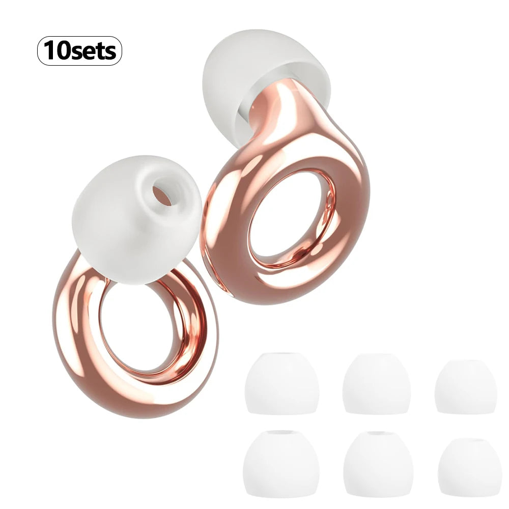 Quiet Ear Plugs for Noise Reduction for Sleeping Silicone Ear Plugs for Swimming Motorbike Noise Filtering Ear Plugs