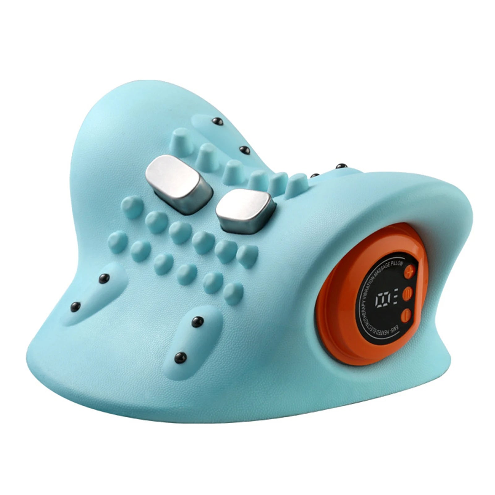 2025 Multifunction Neck Massager Pillow with Heat for Shoulder Pain Relief 3-in-1 Electric Neck Traction Relaxer Massage Pillow