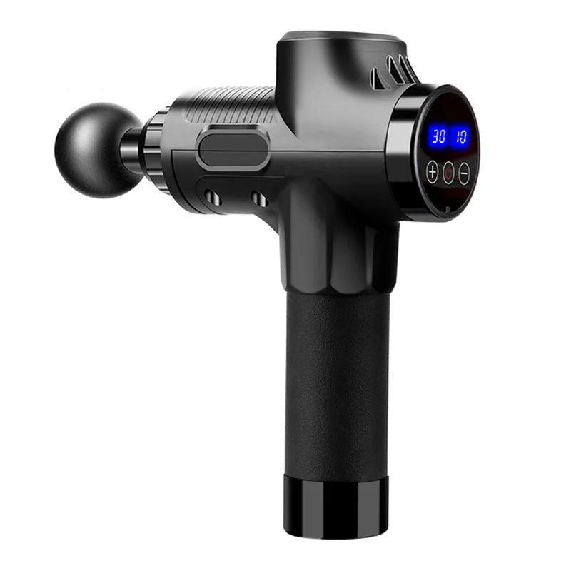 Fascial Massage Gun Electric Percussion Pistol Massager Body Neck Back Deep Tissue Muscle Relaxation Pain Relief Fitness